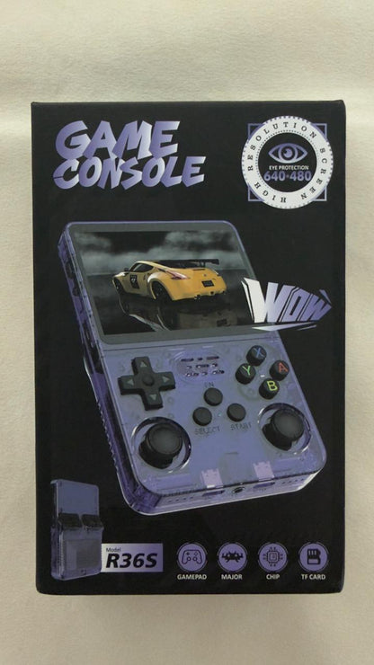R36S Retro Handheld Game Console – 3.5” IPS Screen, 64/128GB Storage, Preloaded Classic Games