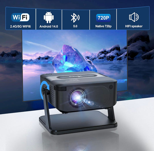 Xnano Mini Portable Projector - 📽️ Full HD Quality Big Screen in Short Distance 📦